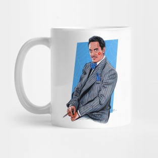 Raul Julia - An illustration by Paul Cemmick Mug